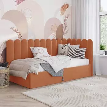 Кровать с подъемным механизмом Эльза правая 90x200