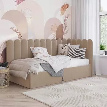 Кровать с подъемным механизмом Эльза правая 90x200