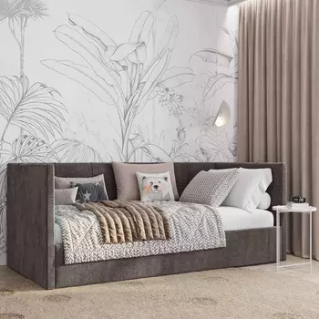 Кровать с подъемным механизмом П-образная Мидо