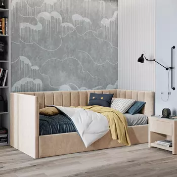 Кровать с подъемным механизмом П-образная Трино