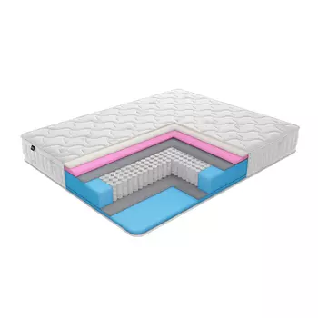Матрас IQ-S 1000 Optima 200x200 с пружинным блоком Multipocket 1000
