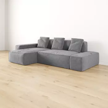 Модульный угловой диван левый Бакстер