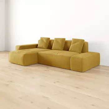 Модульный угловой диван левый Бакстер