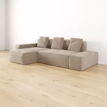 Модульный угловой диван левый Бакстер