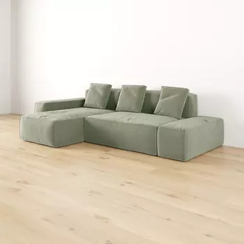 Модульный угловой диван левый Бакстер