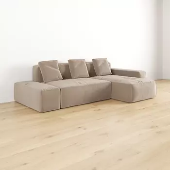 Модульный угловой диван правый Бакстер