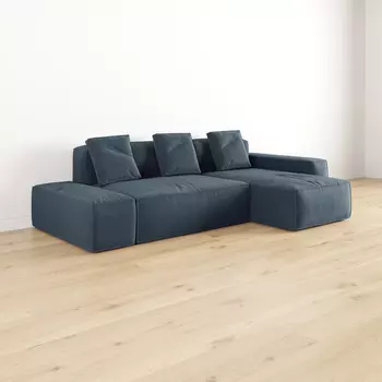 Модульный угловой диван правый Бакстер