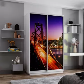 Шкаф-купе 2-дверный Фреско