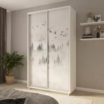 Шкаф-купе 2-дверный Фреско