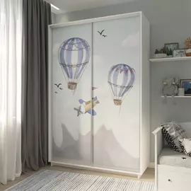 Шкаф-купе 2-дверный Фреско 160/60