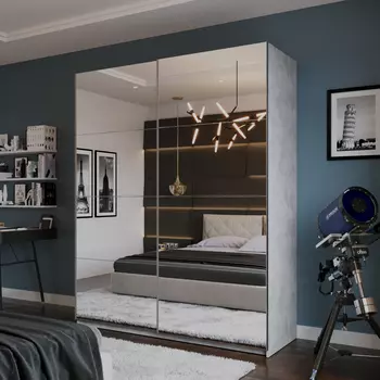 Шкаф-купе 2-дверный Модерно