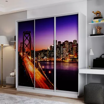 Шкаф-купе 3-дверный Фреско