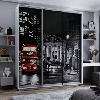 Шкаф-купе 3-дверный Фреско