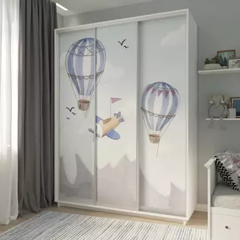 Шкаф-купе 3-дверный Фреско