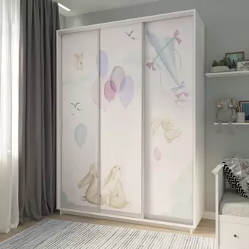 Шкаф-купе 3-дверный Фреско