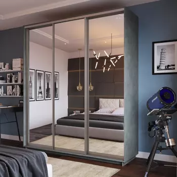 Шкаф-купе 3-дверный Фреско