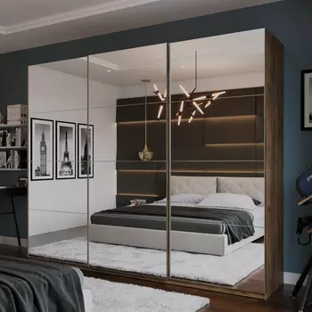 Шкаф-купе 3-дверный Модерно