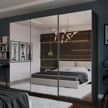 Шкаф-купе 3-дверный Модерно