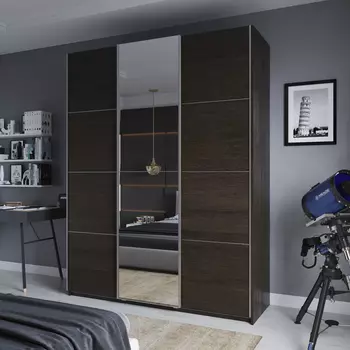 Шкаф-купе 3-дверный Рафаэль 180, 210