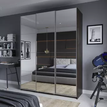 Шкаф-купе 3-дверный Рафаэль 180, 210