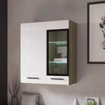 Шкаф навесной с подсветкой Летиция