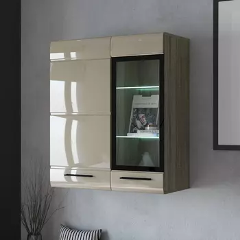 Шкаф навесной с подсветкой Летиция