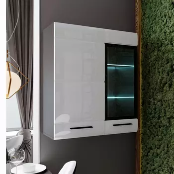 Шкаф навесной с подсветкой Летиция