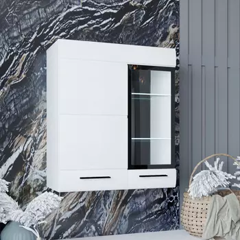 Шкаф навесной с подсветкой Летиция