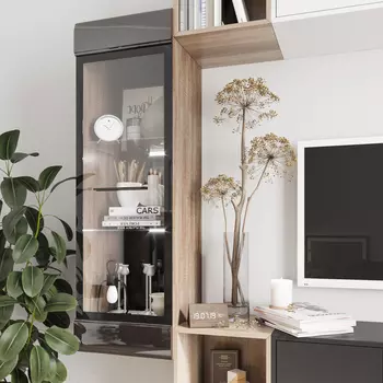 Шкаф навесной с подсветкой Летиция