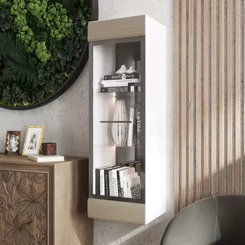 Шкаф навесной с подсветкой Летиция