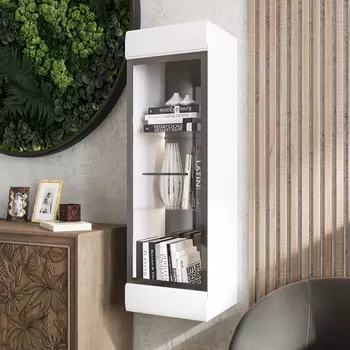 Шкаф навесной с подсветкой Летиция