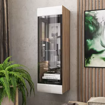 Шкаф навесной с подсветкой Летиция