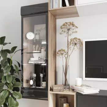 Шкаф навесной с подсветкой Летиция