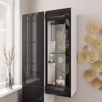 Шкаф навесной с подсветкой Летиция