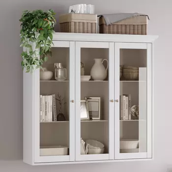 Шкаф-витрина навесной Шарли