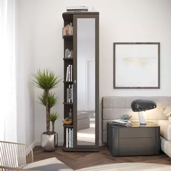 Шкаф-пенал со стеллажом Орнета