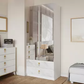 Шкаф распашной с ящиками Айла