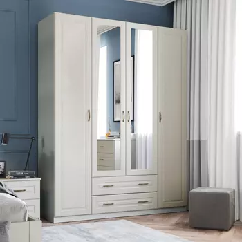 Шкаф распашной с ящиками Британи