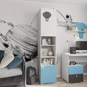 Шкаф-стеллаж Кидсберг