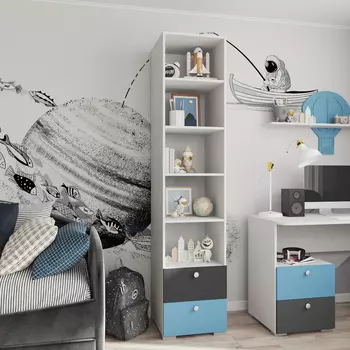 Шкаф-стеллаж Кидсберг