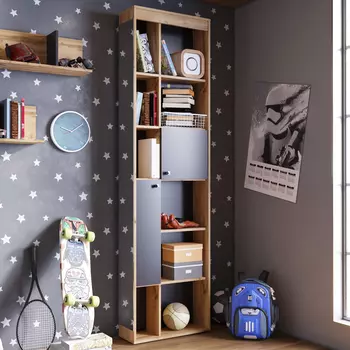 Шкаф-стеллаж левый Мистеро