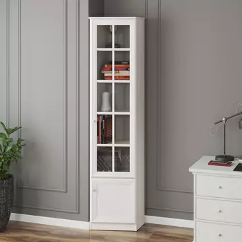 Шкаф-витрина скошенный правый Ивет