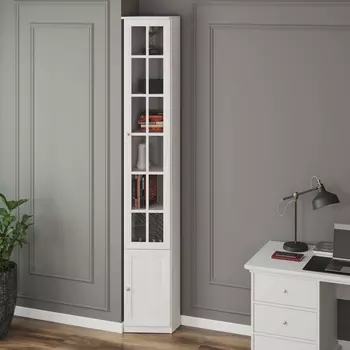 Шкаф-витрина скошенный правый Ивет