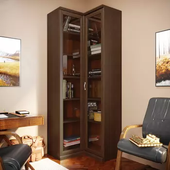 Шкаф-витрина угловой Белладжио