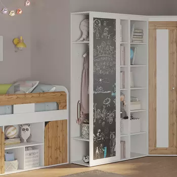 Стеллаж левый Аллегро c меловой доской