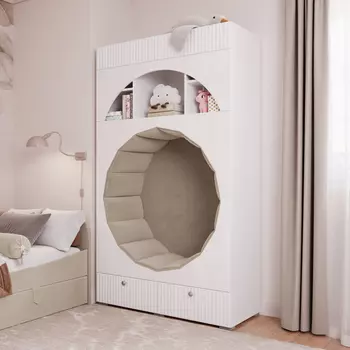 Стеллаж с мягким сиденьем Зазеркалье