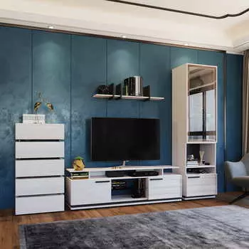 Стенка для гостиной Ивет №8