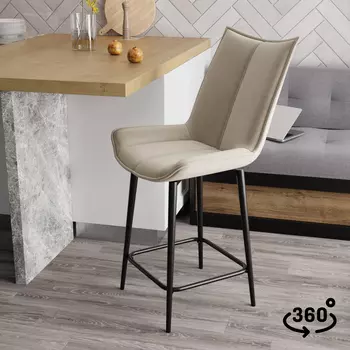 Стул полубарный поворотный Аморет 360°