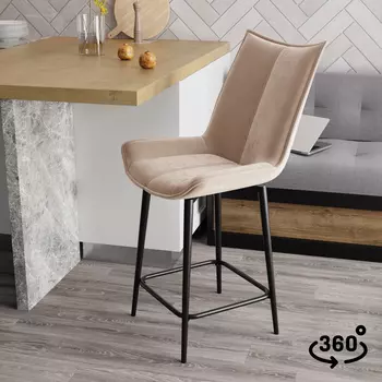 Стул полубарный поворотный Аморет 360°