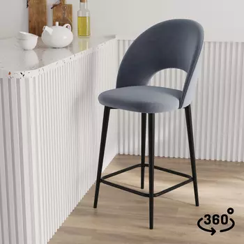 Стул полубарный поворотный Артур 360°